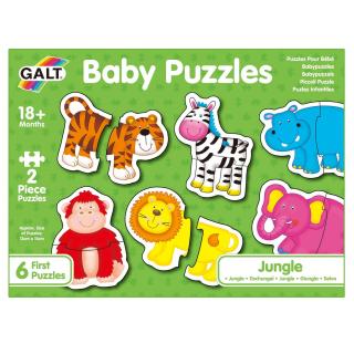 Baby Puzzle: Animale din jungla (2 piese)