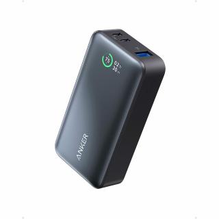 Baterie externa Anker 533 PowerCore 10.000 mAh, 30W, Power IQ 3.0, PowerDelivery, 2x USB-C, 1x USB-A, Negru