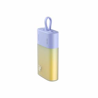 Baterie externa Baseus Popsicle 5200 mAh, 20W, USB-C, cablu incorporat Violet