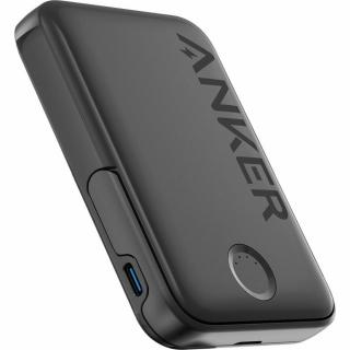 Baterie externa magnetica wireless Anker 322 MagGo, 5000 mAh, 7.5W, pentru seria iPhone 12 13 14