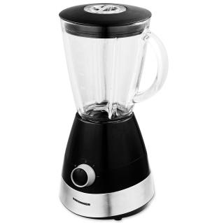 Blender Heinner HBL-550S, 550 W, 1.5 l, 2 viteze + functie Pulse, Negru Argintiu