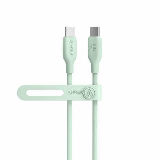 Cablu Anker Bio 543 USB C la USB C (100W), 2.0, 0.91 metri Verde