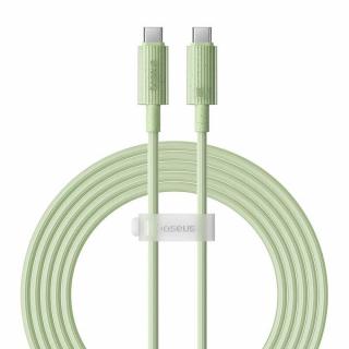 Cablu Baseus Habitat Series, Incarcare rapida, USB-C la USB-C, 100W, 2m Verde