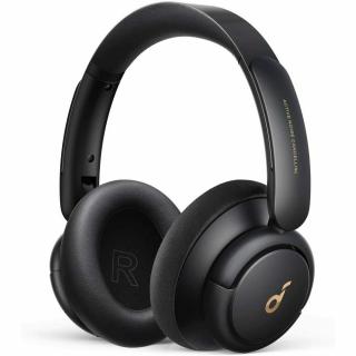 Casti Wireless Over-Ear Anker Soundcore Life Tune, Hybrid Active Noise Cancelling, Deep Bass, MultiPoint, Negru