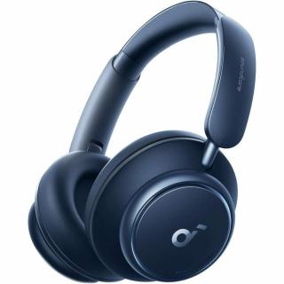 Casti Wireless Over-Ear Anker Soundcore Space Q45, Adaptive Active Noise Cancelling, LDCA Hi-Res, Bluetooth 5.3, Albastru