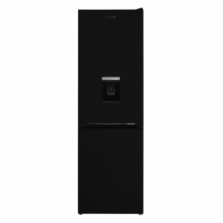 Combina frigorifica Heinner HCNF-V291BKWDE++, 294 l, No Frost, Clasa E, Dozator de apa, Display interior, Freezer Shield, control electronic, Iluminare LED, H 186 cm, Negru