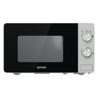 Cuptor cu microunde, Gorenje MO20E1S, 20L, mecanic, 800W, AquaClean, Gri