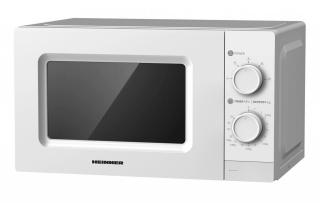 Cuptor cu microunde Heinner HMW-MD20MWH, 20 l, Control mecanic, 700 W, Alb