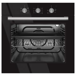 Cuptor electric incorporabil Pyramis SMARTLINE SO500, Clasa A, 5 functii, Sticla neagra