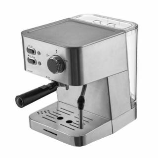 Espressor Heinner HEM-1050SS, 20 bar, 1050 W, 1.5 L, filtru dublu din inox, plita calda, Inox