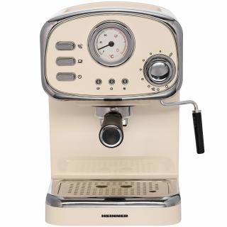 Espressor manual Heinner HEM-1100CR, 1100 W, 15 Bar, 1.25 L, Crem