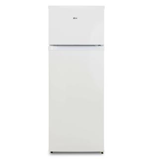 Frigider cu doua usi LDK LF-220EW. Clasa E, Capacitate 210 l, Termostat ajustabil, Iluminare LED, H 143 cm, Alb