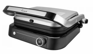 Gratar electric FRAM FEG-2100SSBK, 2100W, deschidere 180 , placi detasabile, 7 programe presetate + manual, senzori pentru detectare grosime, temperatura reglabila - RESIGILAT