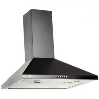 Hota tip Cupola Tornado Kent 750 (50) LED, 1 motor Turbo, latime 50 cm, 3 viteze, absorbtie 750 m3 ora, filtru anti-grasimi aluminiu 5 straturi, Negru
