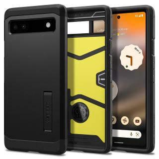 Husa Cu Grad Ridicat de Protectie pentru Google Pixel 6a, Precision Shell, B2499, Thermoresistant plastic, Intense Darkness