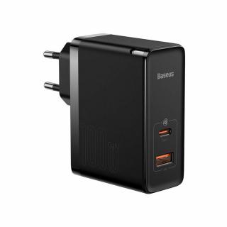 Incarcator retea Baseus GaN5 Pro, 100W, USB-C, USB, Quick Charge 4.0, PD3.0 Negru