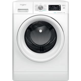 Masina de spalat rufe frontala WHIRLPOOL FFB 8258 WV EE, 6th Sense, 8 kg, 1200rpm, Clasa B, alb - RESIGILAT