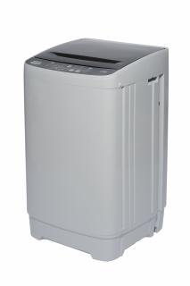 Masina de spalat rufe semiautomata, cuva din inox, Büntz BMS-80, 8 kg, 10 Programe spalare, Display Led, 700 RPM, 355 W, storcator incorporat, Gri