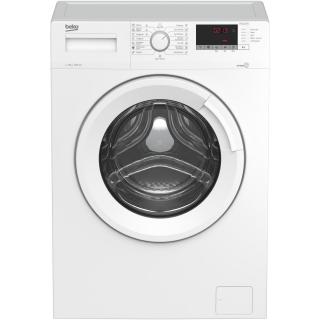 Masina de spalat rufe Slim Beko WUE7512XWW, 7 kg, 1000 RPM, Clasa E, SteamCure, 60 cm, Alb - RESIGILAT