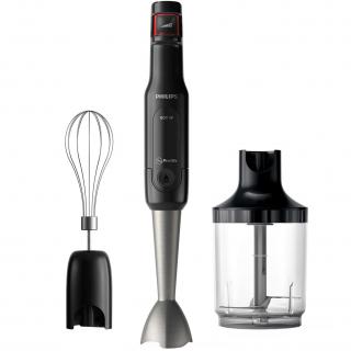 Mixer vertical Philips Viva Collection HR2621 90, 800 W, Viteza variabila + Turbo, tel, tocator XL, Negru - RESIGILAT