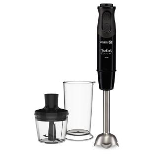 Mixer vertical Tefal OptiChef 2 in 1 HB641838, 800 W, 10 viteze, tocator 500 ml, pahar gradat 800ml, picior din inox, tehnologie Powelix, negru