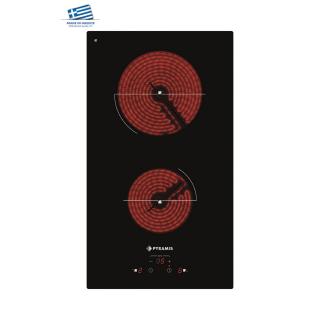 Plita electrica Pyramis PHC31230FMB Black Glass