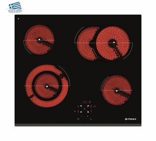 Plita electrica Pyramis PHC61631BFB Black Glass