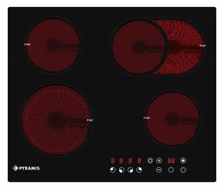 Plita vitroceramica Pyramis 58HL810