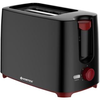 Prajitor de paine VORTEX VO4008 700 W 2 felii Negru - RESIGILAT