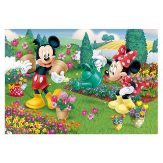 Puzzle 2 in 1 - Minnie la treaba (2 x 77 piese)