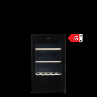 Racitor de vinuri Vivax CW-094S30 GB, 30  sticle, H 83,4, Clasa G, negru