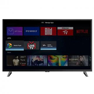 Televizor LED Smart VIVAX TV-43S61T2S2SM, HD, 109 cm, Clasa F, Negru