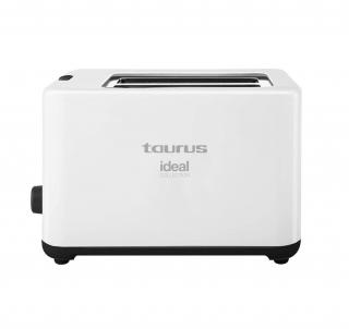 Toaster Taurus PTTOF301, 750W, 2 felii, 6 trepte de prajire, Alb