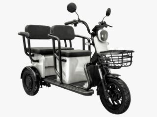 Tricicleta electrica, Volta APM5, Alb, viteza maxima 25 km pe ora, Autonomie pana la 40 km
