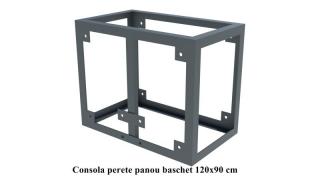 Consola perete pentru panoul de baschet 120 x 90 cm