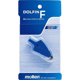 Fluier pentru arbitru de fotbal Molten Dolfin F albastru model RA0070