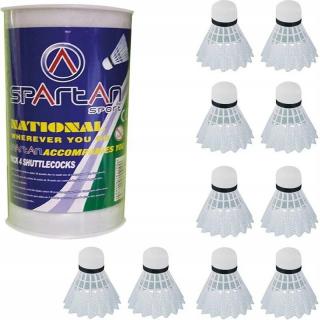 Fluturasi badminton Spartan plastic - set 10 bucati
