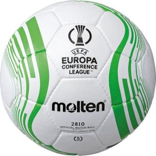 Minge fotbal Molten F5C2810 UEFA Conference  League  marime 5, piele PU