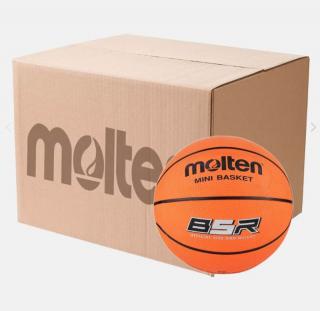 Pachet 10 mingi baschet Molten BR cauciuc premium