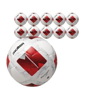 Pachet 10 mingi fotbal Molten F5N3600, cusaturi sigilate - tehnologie inovativa, marime 5