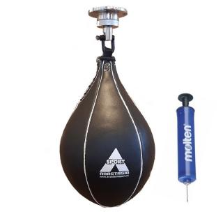 Para box   speedball piele naturala Anastasia Sport + carlig + pompa