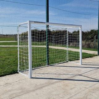 Poarta fotbal 3x2m mobila, aluminiu profil 120x100 mm, spate otel