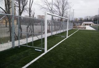 Poarta fotbal 5x2 m pliabila   rabatabila, aluminiu