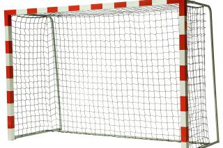 Set 2 plase porti fotbal Huck 3x2 m, fir 4 mm fara nod, culoare neagra