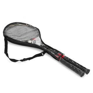 Set 2 rachete badminton Spokey + 1 fluturas plastic si husa