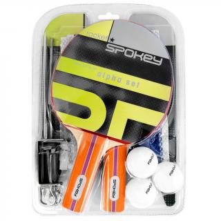 Set tenis masa Spokey ALPHA SET: 2 palete + 3 mingi + fileu