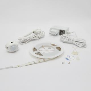 Banda LED de interior cu iluminare placuta, alb cald, cu senzor temporizat, SMD 3528