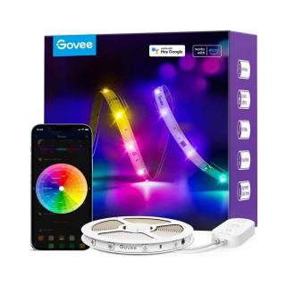 Banda LED Govee Basic H618A RGBIC, 5m, Sincronizare Muzica, Wifi si Bluetooth, Alexa , Google Asistant