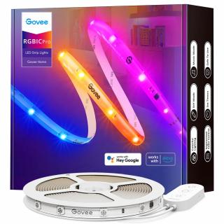 Banda LED Govee RGBIC Pro H619C, 10m, Sincronizare Muzica, Wifi si Bluetooth, Alexa, Google Asistant