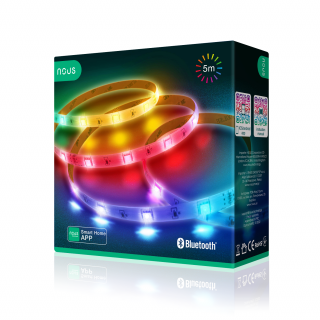 Banda LED Nous RGB F6, 5m, Bluetooth, control aplicatie